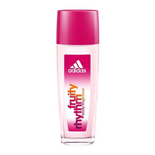 Adidas Fragrance Body Fragrance Fruity Rhythm for Women 2.5 Fluid Ounce Spray Bottle Body Spray for Everyday Use Fruity Fragrance