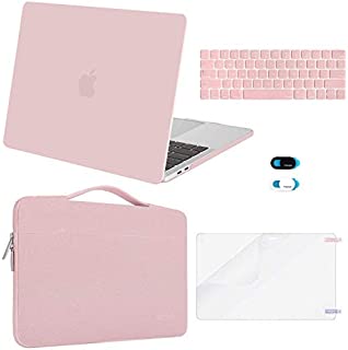 MOSISO Compatible with MacBook Pro 13 inch Case, Rose Quartz