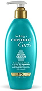 OGX Locking + Coconut Curls Air Dry Cream, 6 Ounce