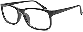 Nearsighted Oversize Myopia Glasses Everyday Use Mens Womens -0.50 Black Distance Glasses (NOT Reading Glasses)