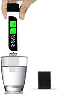 TDS Meter Digital Water Tester, DUMSAMKER Professional 3-in-1 TDS, Temperature and EC Meter with Carrying Case, 0-9999ppm, Ideal ppm Meter for Drinking Water, Aquariums and More