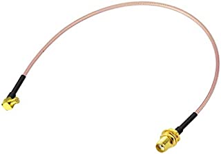 Bingfu SMA Female to MCX Plug Right Angle RG316 Coaxial Cable 30cm 12 inch for RTL SDR Software Defined Radio RTL2832U R820T ADS-B Receiver USB Stick Dongle DVB-T ATSC HD TV Stereo Radio Tuner