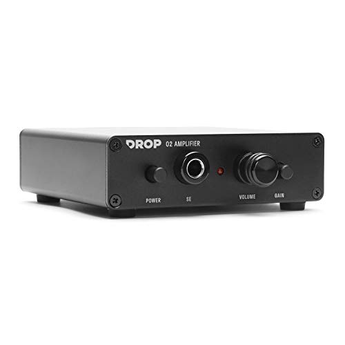 Drop Objective 2 Headphone Amp: Desktop Edition Amplifier (Medium), Black