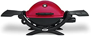 Weber 51040001 Q1200 Liquid Propane Grill, Red