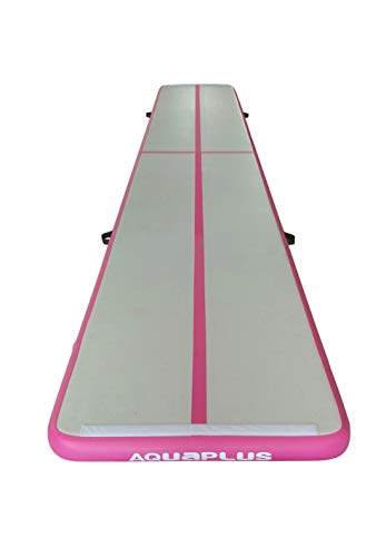 Aqua Plus Inflatable Air Track Tumbling Mat 3.28ft,10ft,13ft,17ft,20ft,23ft,26ft,30ft,33ft,36ft,40ft Gymnastics Airtrack 4,8 inches Thickness Exercise Training Mat Cheerleading Yoga Beach Boat Board