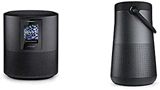 Bose Home Speaker 500 with Alexa Voice Control Built-in, Black & SoundLink Revolve+ Portable and Long-Lasting Bluetooth 360 Speaker - Triple Black