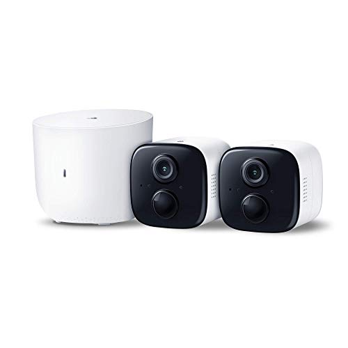 Kasa Home Security Camera System Wireless Outdoor & Indoor Camera KC310S2, 1080P HD with Siren, Night Vision, Battery Rechargeable,Works w/Alexa & Google Home