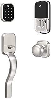 Yale Security B-YRD256-ZW-RX-619 Yale Assure Lock SL with Z-Wave with Ridgefield Works with Ring Alarm, Smartthings, and Wink Smart Touchscreen Deadbolt with Matching Handleset, Satin Nickel