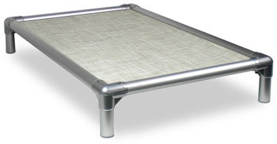 Kuranda All-Aluminum (Silver) Chewproof Dog Bed