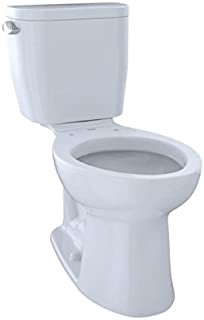 TOTO CST244EF#01 Entrada Two-Piece Elongated 1.28 GPF Universal Height Toilet