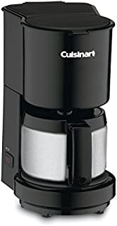 Cuisinart DCC-450BK 4-Cup Coffeemaker with Stainless-Steel Carafe, Black