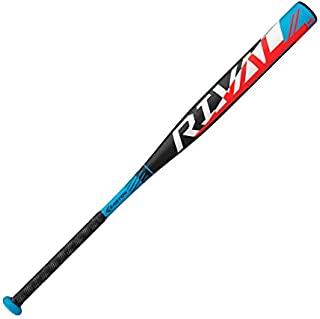 Easton Rival Slowpitch Softball Bat | 34 inch / 28 oz | 2020 | 1 Piece Aluminum | Power Loaded | ALX50 Military Grade Aluminum Alloy | 12 inch Barrel | Certification: Approved for All Fields