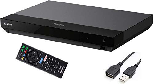 Sony Streaming 4K Ultra HD Blu-ray Player Hi-Res Audio Dolby Atmos Wi-Fi Built-in Dolby Vision BRAVIA Theater Sync Miracast Technology Smart Capable HDR 10 + iCarp USB Extension