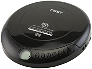 Coby Portable Compact Anti-Skip CD Player  Lightweight & Shockproof Music Disc Player w/ Pro-Quality Earbuds - For Kids & Adults - Home Car & Travel