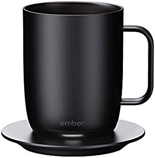 NEW Ember Temperature Control Smart Mug, 14 oz, 1-hr Battery Life, Black - App Controlled Heated Coffee Mug