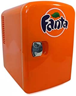 Coca-Cola FA04 6 Can AC/DC Electric Cooler by Koolatron (4.2 Quarts/4 Liters), Orange