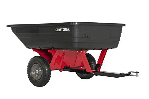 CRAFTSMAN CMXGZBF7124489 10-cu ft Poly Dump Cart, Red