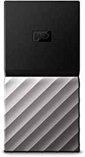 WD 512GB My Passport SSD Portable Storage - USB 3.1 - Black-Gray - WDBKVX5120PSL-WESN