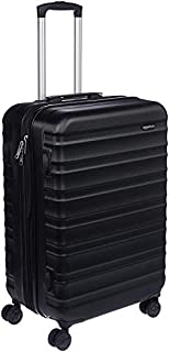 AmazonBasics Hardside Spinner, Carry-On, Expandable Suitcase Luggage with Wheels, 26 Inch, Black