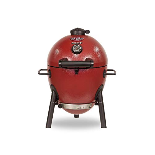 Char-Griller E06614 AKORN Jr, Red Charcoal kamado Grill