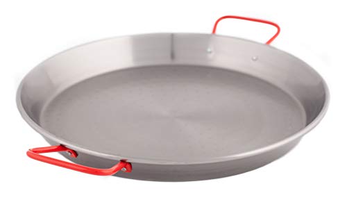 Garcima 17-Inch Carbon Steel Paella Pan, 42cm