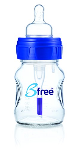 Bfree Borosilicate Super Glass BPA-Free Anti-Colic Baby Bottle (Mini Borosilicate 5.5 fl.oz)