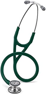 3M Littmann Stethoscope, Cardiology IV, Hunter Green Tube, Stainless Steel Chestpiece, 27 inch, 6155