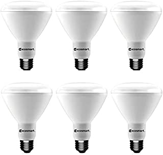 Ecosmart Daylight LED BR30 Dimmable Flood Bulb, 65W Replacement, 9 Watt, 685 Lumens - 5000K - Indoor/Outdoor Rated (6-Pack)