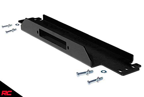 Rough Country Winch Mounting Kit (fits) 1987-2006 Jeep Wrangler TJ LJ YJ | OEM Bumper Winch Plate | 1189