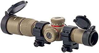 Monstrum G2 1-4x24 First Focal Plane FFP Rifle Scope with Illuminated BDC Reticle | Flat Dark Earth