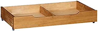 MUSEHOMEINC Ohio Solid Wood Under Bed Storage Drawer with 4-Wheels for Bedroom,Under Bed Wooden Organizer