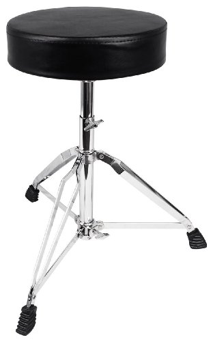 Rockville RDS30 Deluxe Thick Padded Foldable Drum Throne Stool