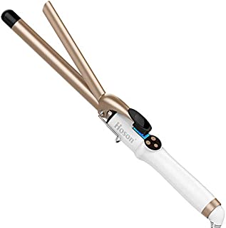 Hoson 3/4 Inch Curling Iron Professional, Ceramic Tourmaline Curl Wand Barrel, Hair Curler Iron for Short Hair