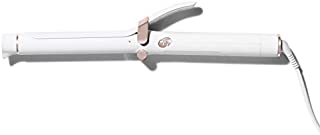 T3 - SinglePass Curl 1 Inch Professional Curling Iron | Custom Blend Ceramic Curling and Styling Iron with Adjustable Heat Settings for Shiny Smooth Curls and Waves