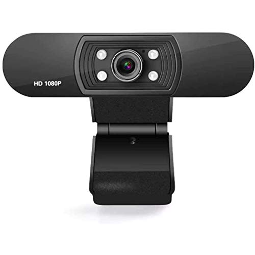 Webcam 1080P Full HD Web Camera with Microphones and LED Light,Compatible Windows, Mac Android,for Video Conferencing, Recording, and Streaming