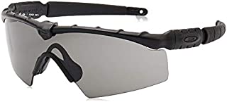 Oakley Men's OO9213 Ballistic M Frame 2.0 Shield Sunglasses, Matte Black/Grey, 32 mm