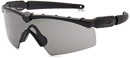 Oakley Men's OO9213 Ballistic M Frame 2.0 Shield Sunglasses, Matte Black/Grey, 32 mm