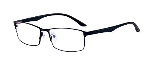 ALWAYSUV Black Classical Nearsighted Shortsighted Myopia Glasses -1.0 to -4.0 for Men Women These Are Not Reading Glasses (Black, -3.0)