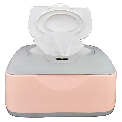 Baby Wet Wipes Warmer, Dispenser, Holder and Case - with Easy Press On/Off Switch, Only Available at Amazon