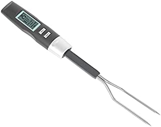 Meat Thermometer Fork BBQ Fork with Thermometer Digital BBQ Fork Thermometer Digital Cooking Fork Instant Read Fork for Kitchen, Grilling, Smoker, Barbecue, Turkey