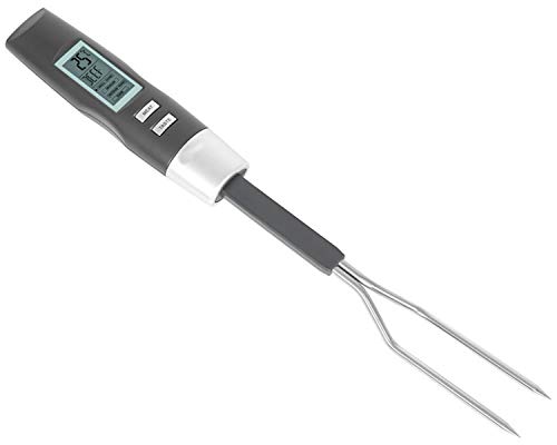 Meat Thermometer Fork BBQ Fork with Thermometer Digital BBQ Fork Thermometer Digital Cooking Fork Instant Read Fork for Kitchen, Grilling, Smoker, Barbecue, Turkey