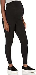 Motherhood Maternity Women's Maternity Essential Stretch Full Length Secret Fit Belly Leggings, Black, Small