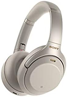 Sony Noise Cancelling Headphones WH1000XM3: Wireless Bluetooth Over the Ear Headset with Mic for phone-call and Alexa voice control - Industry Leading Active Noise Cancellation  Silver