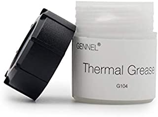 GENNEL G104-20g White Thermal Conductive Paste, Easy to Apply/High Durability, Thermal Compound Grease Paste for Coolers/CPU/Processor