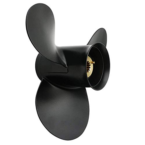 YOUNG MARINE Aluminum Outboard Propeller for Mercury Engines 13 Spline Tooth (30-70HP 10 1/2x13)