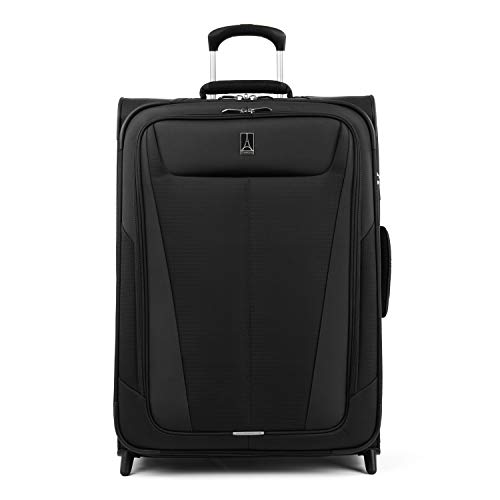 Travelpro Maxlite 5-Softside Lightweight Expandable Upright Luggage, Black