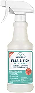 Wondercide - Flea, Tick and Mosquito Spray for Dogs, Cats, and Home - Flea and Tick Killer, Control, Prevention, Treatment - with Natural Essential Oils - Pet and Family Safe - Cedarwood 16 oz