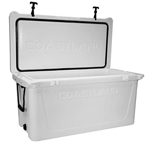 Coastland Delta Series 125 Quart Cooler | Premium Heavy-Duty Insulated Cooler, White