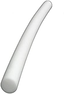 Workoutz 60 Inch Solid Pool Noodle (1 Qty) Commercial Quality Aquatic Float Made in USA (White Noodle)