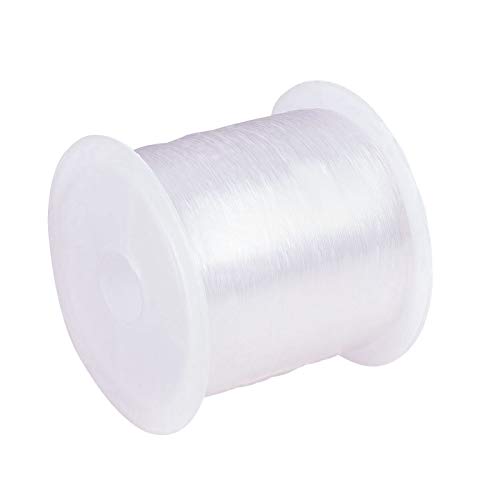 PH PandaHall 40 Yards 0.4mm Clear Fishing Line Invisible Nylon Thread Jewelry String Wire Cord String for Craft Jewelry Bracelet Making Craft String